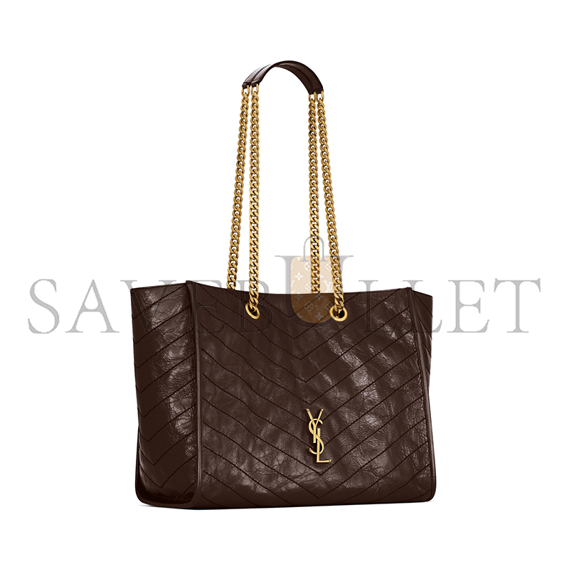 YSL NIKI SHOPPING IN VINTAGE LEATHER 8711510EN072877 (33*26*14cm)